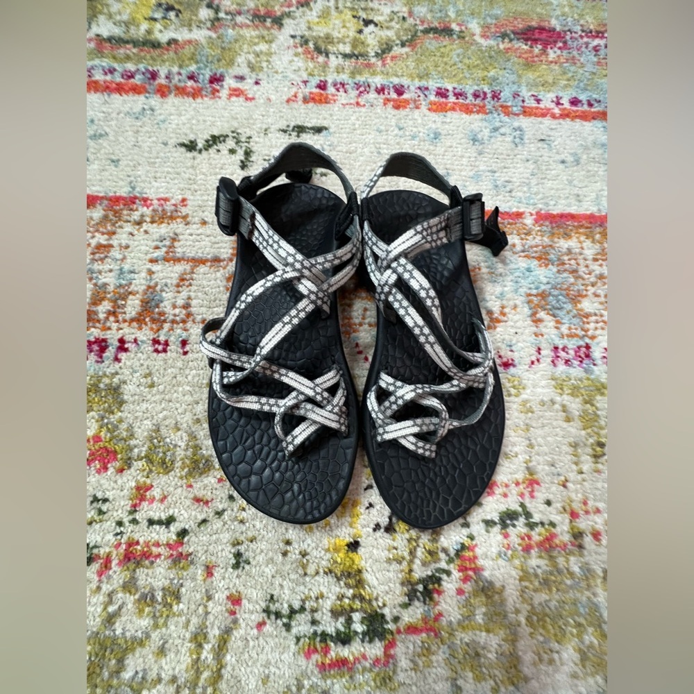 Chaco ZX/2 Yampa Light Beam Gray Sport Sandals Womens 7 EUC like new!